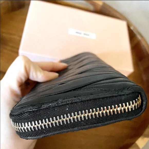 Miu Miu (by Prada) Nappa Leather Large Wallet - Picture 10 of 10